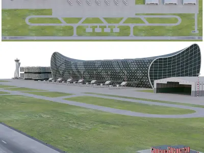 Airport 3D model