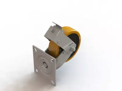 Rodizio Schioppa GMX 62 PE FP Wheel 3D model