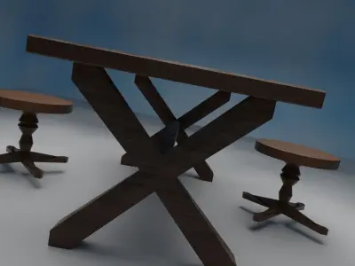Tabel Chair 3D model