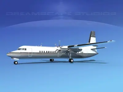 Fokker F-60 Corporate 6 3D model