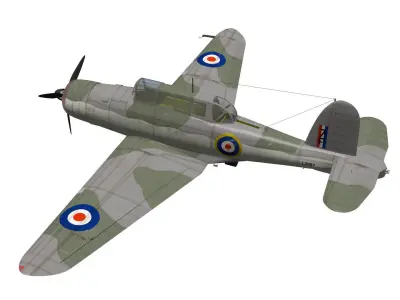 Blackburn Skua MkII 3D model