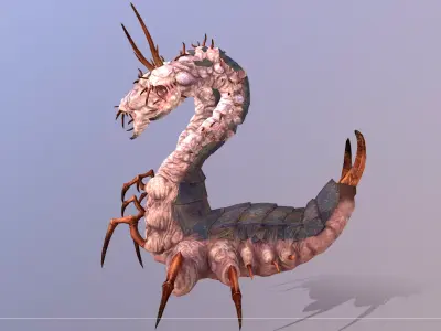 TWINHEAD Scopion Sand Monster Multi Action 3D model