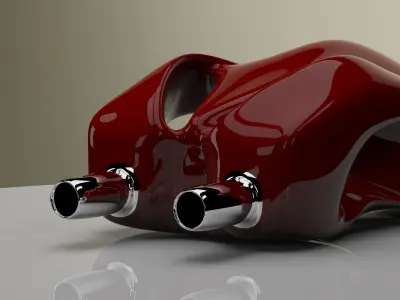 Sub D car Free 3D model