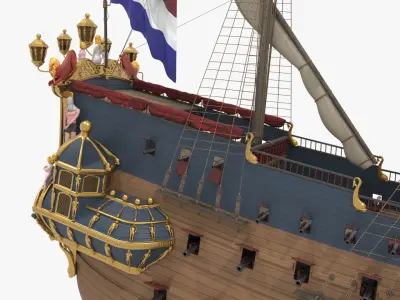 Flagship Zeven Provincien 3D model
