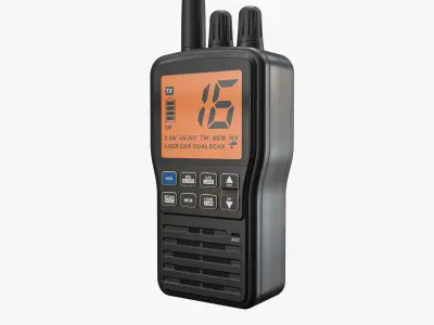 Handheld VHF Radio 3D model