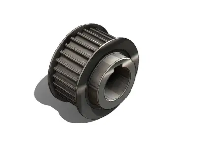 Polia Sincronizadora Synchronizing Pulley Schneider 28 5M 15 3D model