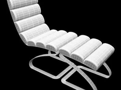 Chair-9 modern chaise lounge Free 3D model