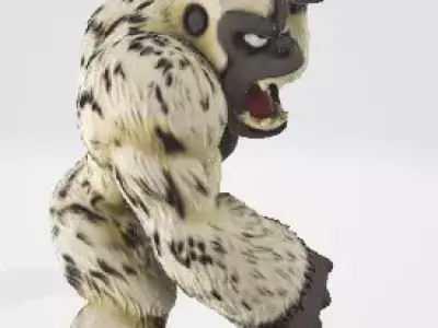 Furious Monkey Character 3D model