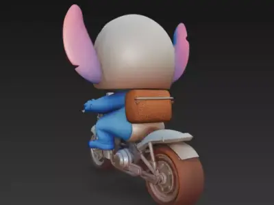 Stitch - Motorbike 3D print model