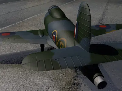 Gloster G-40 Pioneer 3D model