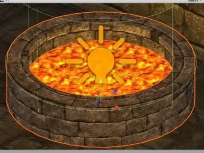 Forge Pit Free low-poly 3D model