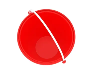 Plastic Toy Sand Bucket 3D model
