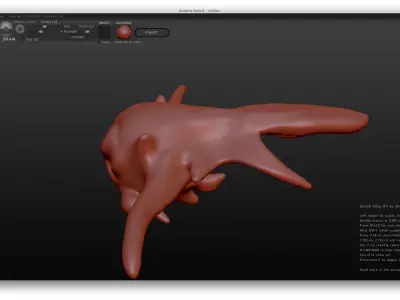 Fantasy Starfish 3D model