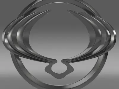 Ssang Yong Logo 3D model