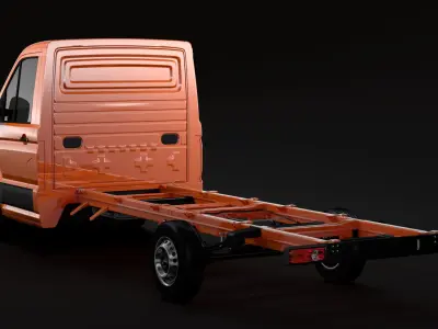 MAN TGE Chassi SingleCab L3 2017 3D model