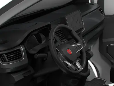 Fiat Talento Van L1H1 HQInterior 2021 3D model