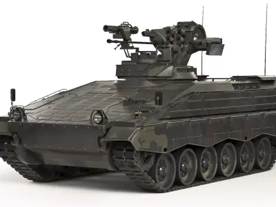 BMP Marder 1A3 1989 3D model