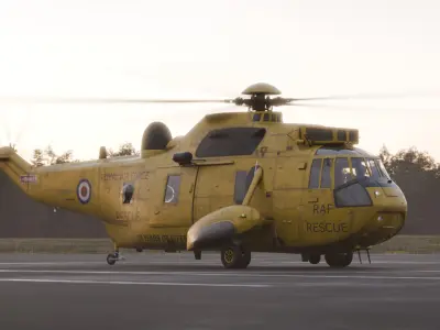 Westland Sea King HAR3 Royal Air Force 3D model