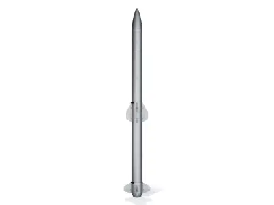 PL-15 Air-to-Air Missile Low-poly 3D model