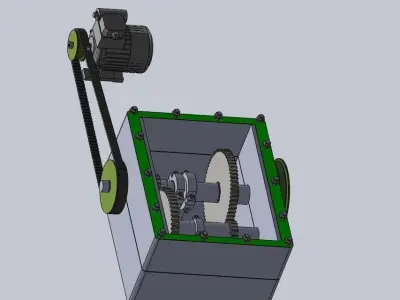 gear reduce Free 3D model
