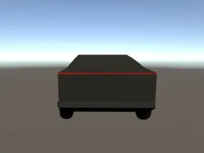 Tesla Cybertruck low poly Low-poly 3D model