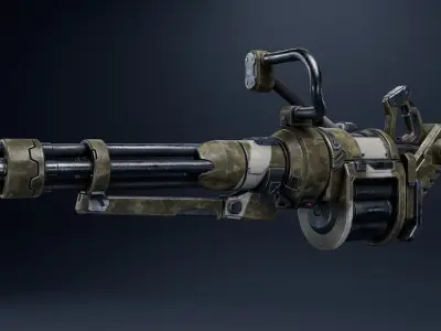 Weapon Sci Fi Pack Vol 2 Low-poly 3D model