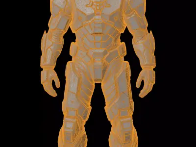Master Chief Spartan 3D Print Model Video Game Figurine 3D print model