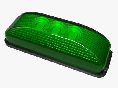 LED Trailer Marker 3D model