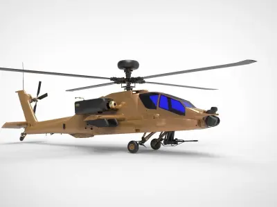 AH-64 Apache BRN 3D model