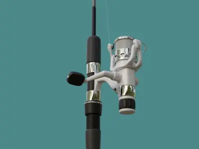 Fishing rod 3D model