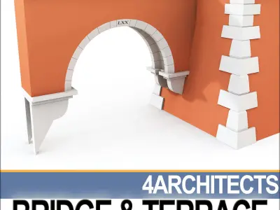 Bridge And Terrace 3D model