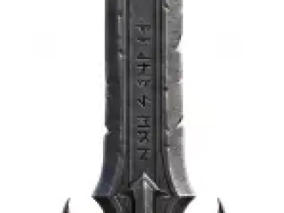 Realistic Medieval Sword 3D Model Low-poly 3D model
