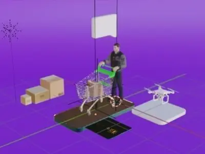 Cart-Based Mobile Shopping Made Easy 3D model