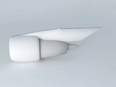 Pratt 26 Whitney JT9D 7R4G2 Free 3D model