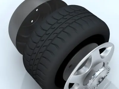 VW Wheel 3D model