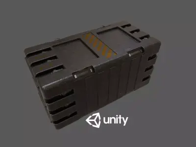 Sci-Fi Crete Low-poly 3D model