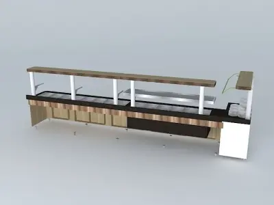 Kit-007 Mesa Self Service por: Alex Marques Free 3D model