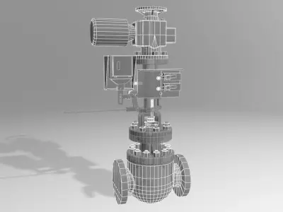 Industrial Gimpel Valve 3D model