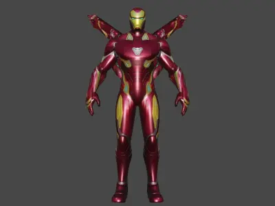 Iron Man Infinity 3D model