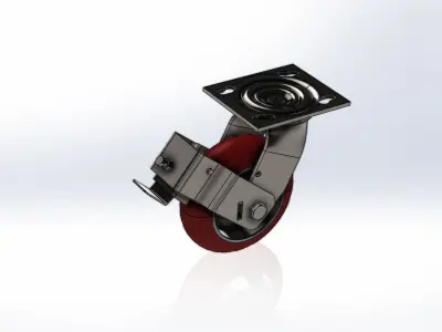 Rodizio Mult Rodas GS 62 BCE FP Wheel 3D model