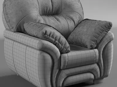 Bristol Armchair Free 3D model