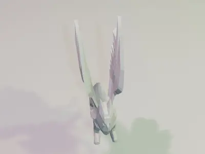 griffon eagle Low-poly 3D model