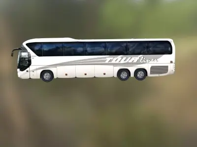 Tour Bus Luxury Passenger Coach Detailed 3D Print Model 3D print model