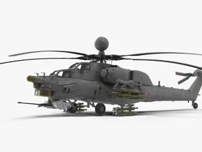 Mi-28N Collection 3D model