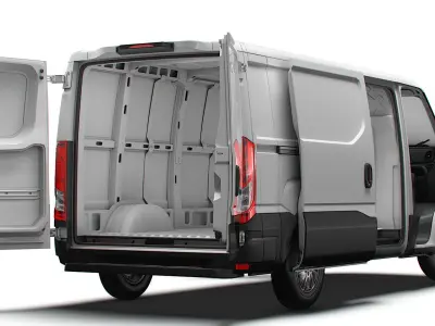Iveco Daily Van L2H1 HQ Interior 2025 3D model