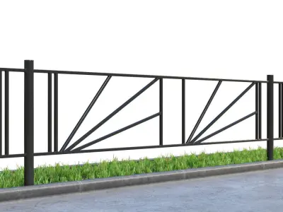 Lawn fences Part 3 3D model