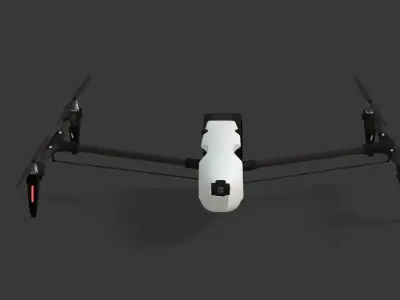 Drone 3D model with animation 3D model