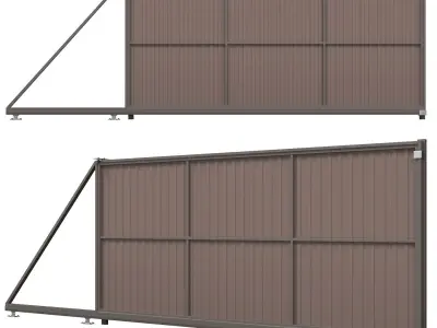 Metal Fence 4 3D model