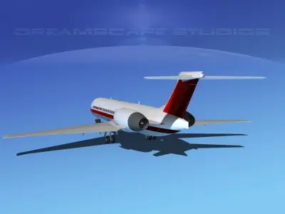 Boeing 717-200 Corporate 7 3D model