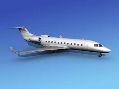 Canadair CRJ100 Corporate 1 3D model
